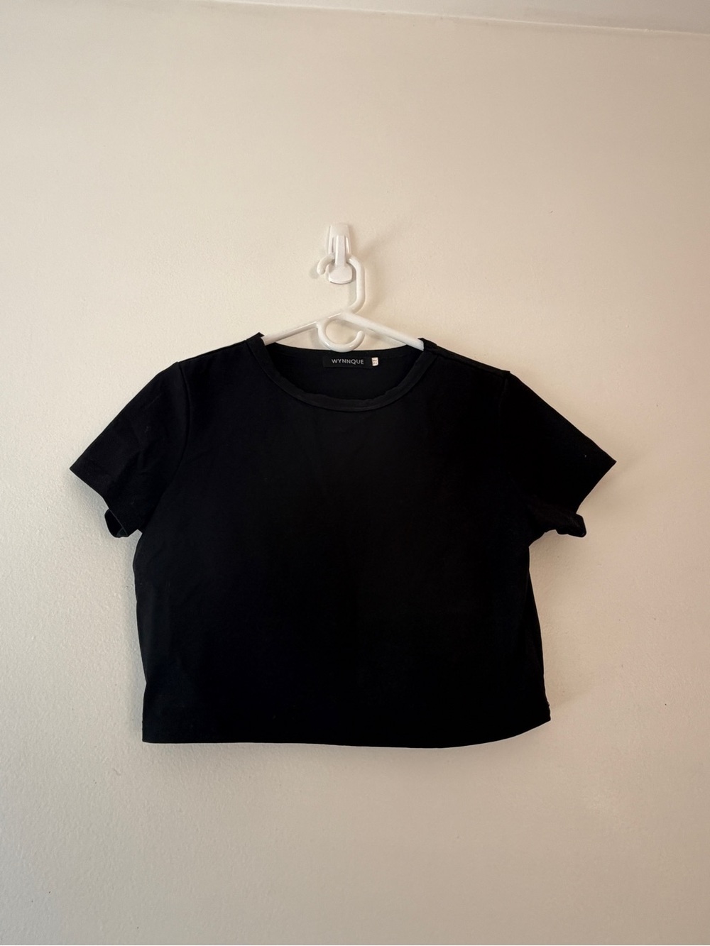 Wilfred Black Cropped Crew Tee